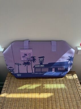 Trader Joe's Purple Insulated Travel Tote